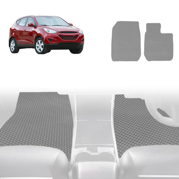 6D Diamond Car Floor Mats for Hyundai iX35 2010 - 2015 (LM) - Custom-Fit Carpet Liner