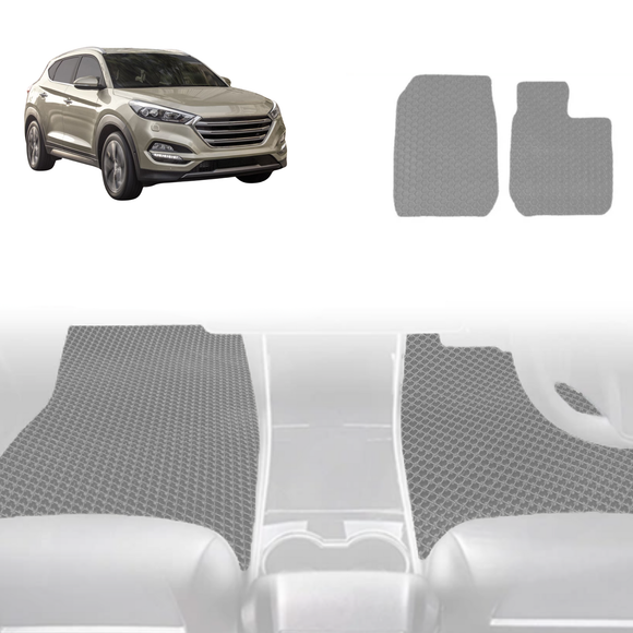 6D Diamond Car Floor Mats for Hyundai Tucson 2015 - 2020 (TL) - Custom-Fit Carpet Liner