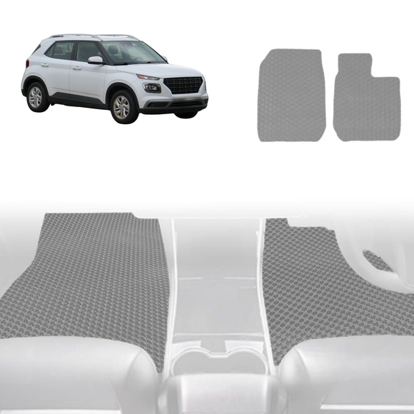 6D Diamond Car Floor Mats for Hyundai Venue 2019 - Current QX - Custom-Fit Carpet Liner