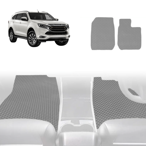6D Diamond Car Floor Mats for Isuzu MU-X 2021 - Current RJ - Custom-Fit Carpet Liner