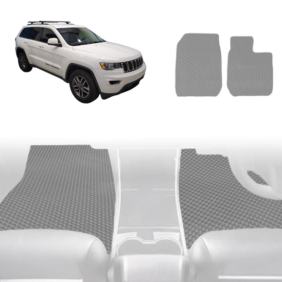 6D Diamond Car Floor Mats for Jeep Grand Cherokee 2011 - 2021 (WK) - Custom-Fit Carpet Liner