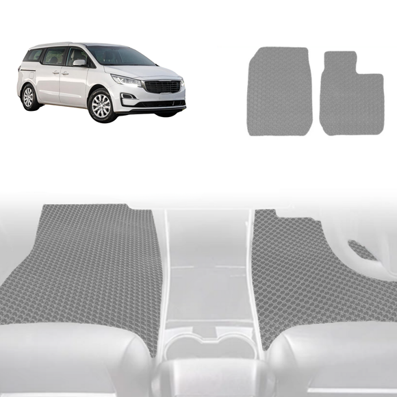 6D Diamond Car Floor Mats for Kia Carnival 2015 - 2020 (YP) - Custom-Fit Carpet Liner