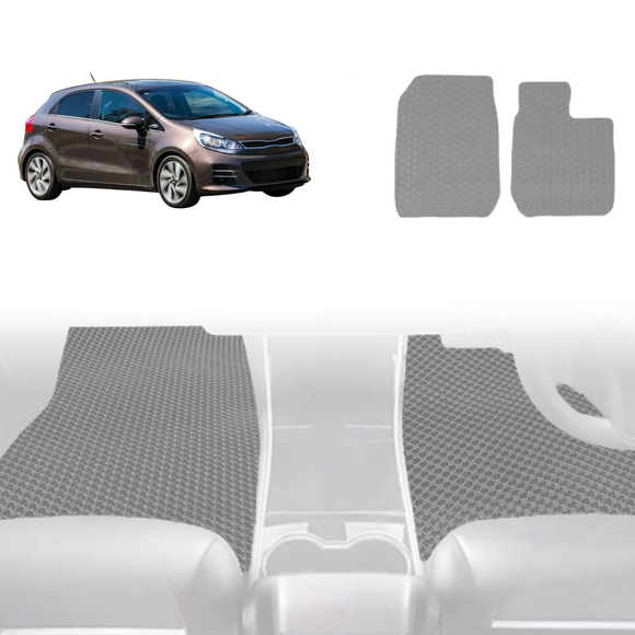 6D Diamond Car Floor Mats for Kia Rio 2016 - Current (YB SC) - Custom-Fit Carpet Liner