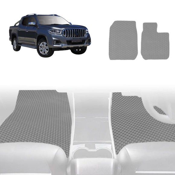 6D Diamond Car Floor Mats for LDV T60 Max 2017 - Current T60 Pro - Custom-Fit Carpet Liner