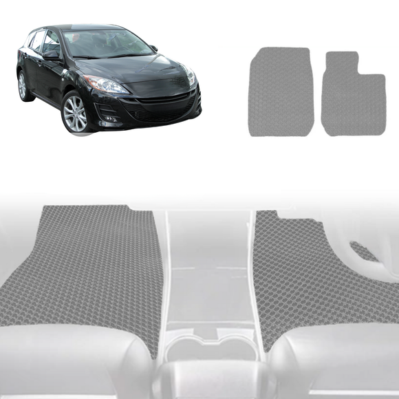6D Diamond Car Floor Mats for Mazda 3 2009 - 2013 (BL) - Custom-Fit Carpet Liner