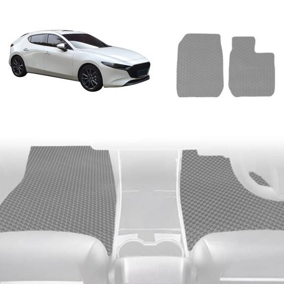 6D Diamond Car Floor Mats for Mazda 3 2019 - Current (BP) - Custom-Fit Carpet Liner