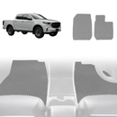6D Diamond Car Floor Mats for Mazda BT-50 Dual Cab 2020 - 2024 (TF) - Custom-Fit Carpet Liner-4