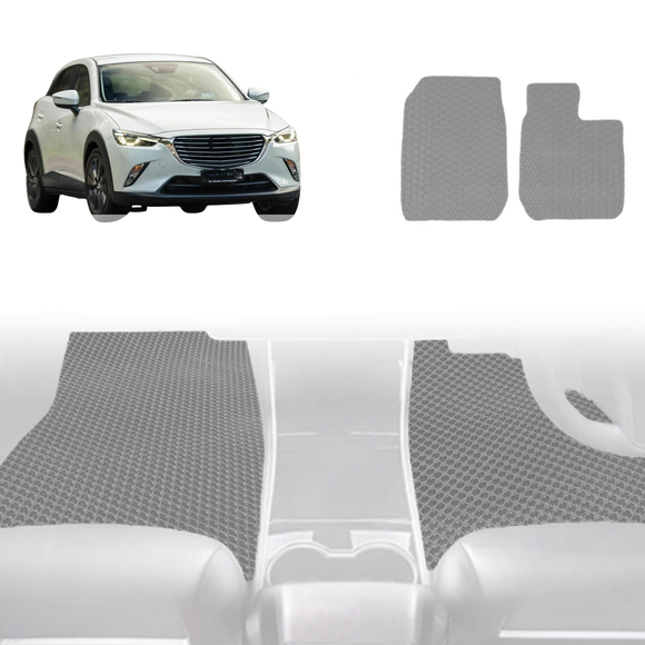 6D Diamond Car Floor Mats for Mazda CX-3 2015 - Current DK - Custom-Fit Carpet Liner