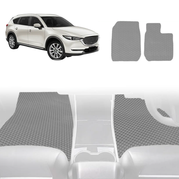 6D Diamond Car Floor Mats for Mazda CX-8 2018 - Current (KG) - Custom-Fit Carpet Liner