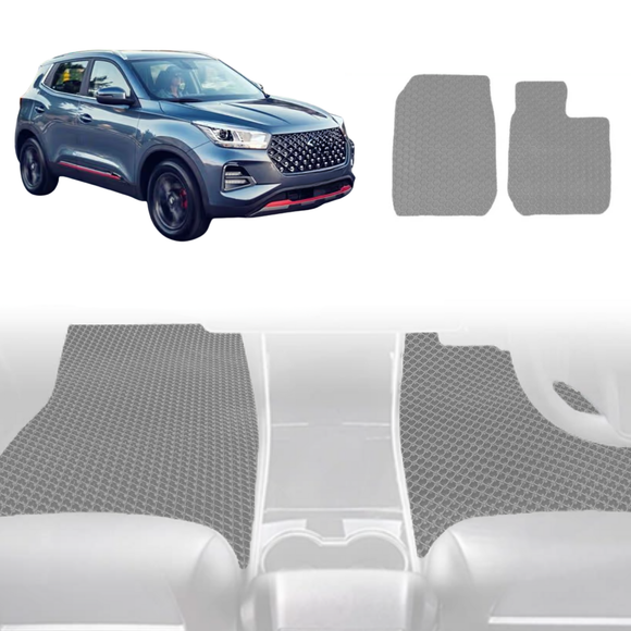 6D Diamond Car Floor Mats for Chery Tiggo 4 2025 - Current - Custom-Fit Carpet Liner