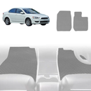 6D Diamond Car Floor Mats for Mitsubishi Lancer 2007 - 2017 Auto (CJ) - Custom-Fit Carpet Liner-4