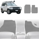 6D Diamond Car Floor Mats for Mitsubishi Pajero 2006 - 2021 (NS/NT/NW/NX) - Custom-Fit Carpet Liner-18