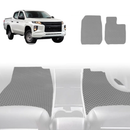 6D Diamond Car Floor Mats for Mitsubishi Triton Double Cab 2015 - 2023 (MQ MR) - Custom-Fit Carpet Liner-4