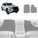 6D Diamond Car Floor Mats for Nissan Navara Dual Cab 2022 - Current Pro-4X - Custom-Fit Carpet Liner-4