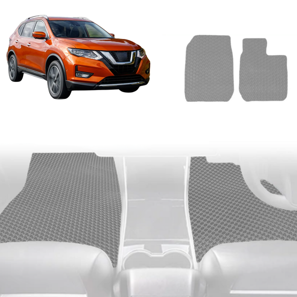 6D Diamond Car Floor Mats for Nissan X-TRAIL 2014 - 2022 (T32) - Custom-Fit Carpet Liner