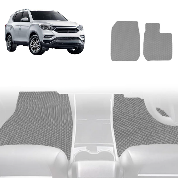 6D Diamond Car Floor Mats for SsangYong Rexton 2017 - Current Y290, Y400, Y450 - Custom-Fit Carpet Liner