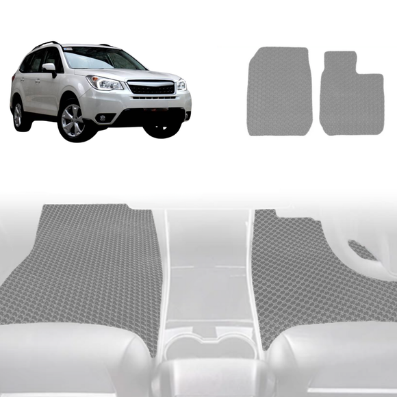 6D Diamond Car Floor Mats for Subaru Forester 2013 - 2018 (SJ) - Custom-Fit Carpet Liner