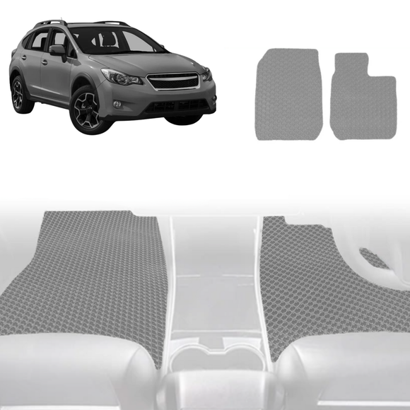 6D Diamond Car Floor Mats for Subaru XV 2012 - 2017 (GP) - Custom-Fit Carpet Liner