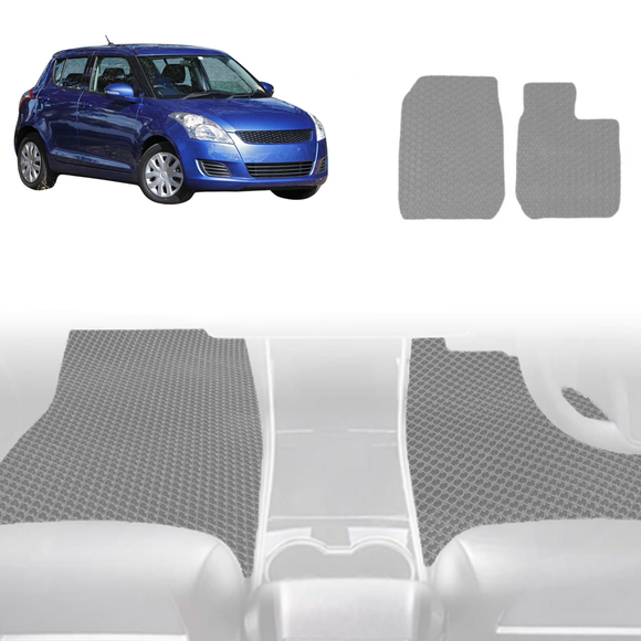 6D Diamond Car Floor Mats for Suzuki Swift 2011 - 2017 (FZ) - Custom-Fit Carpet Liner