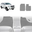 6D Diamond Car Floor Mats for Toyota Hilux Double Cab 2005 - 2015 - Custom-Fit Carpet Liner-18