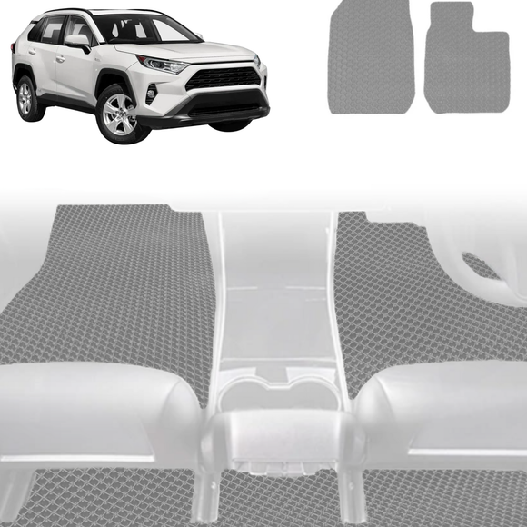 6D Diamond Car Floor Mats for Toyota RAV4 2019 - Current (XA50) - Custom-Fit Carpet Liner