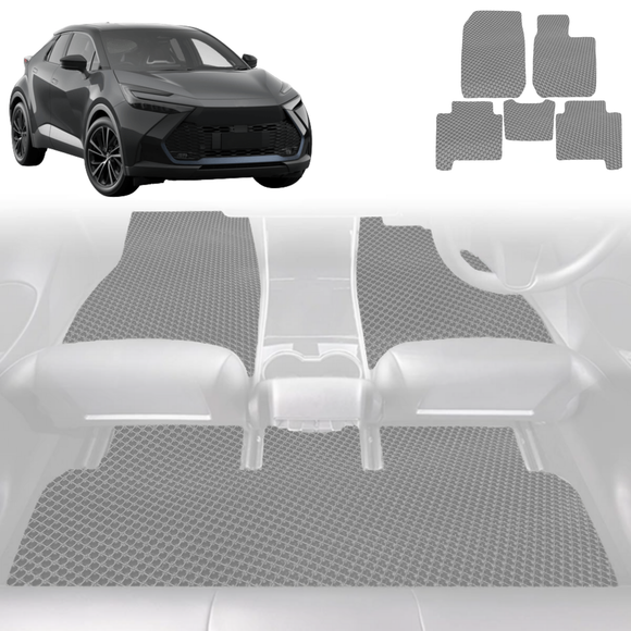6D Diamond Car Floor Mats for Toyota C-HR 2024 - Current Koba - Custom-Fit Carpet Liner