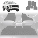 6D Diamond Car Floor Mats for Ford Everest 2022 - Current UA - Custom-Fit Carpet Liner-22