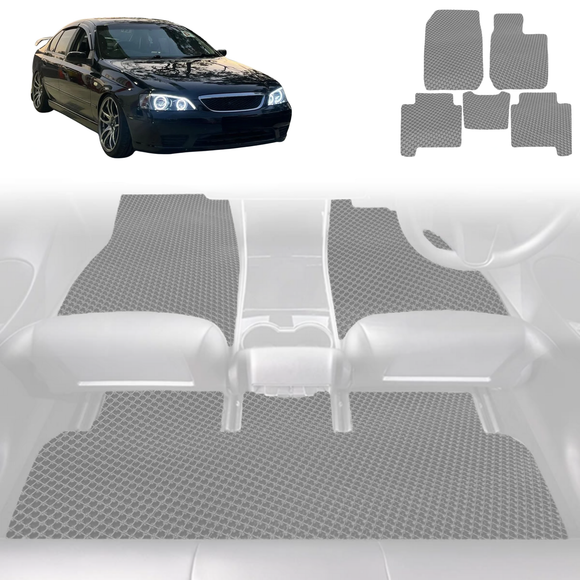 6D Diamond Car Floor Mats for Ford Falcon 2002 - 2008 (BA BF) - Custom-Fit Carpet Liner