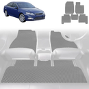 6D Diamond Car Floor Mats for Ford Falcon 2008 - 2014 (FG) - Custom-Fit Carpet Liner-6