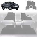 6D Diamond Car Floor Mats for Ford Ranger 2015 - 2018 (PX2 Dual Cab Ute) - Custom-Fit Carpet Liner-20