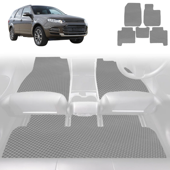 6D Diamond Car Floor Mats for Ford Territory 2011 - 2016 SZ - Custom-Fit Carpet Liner