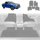6D Diamond Car Floor Mats for GWM Haval Great Wall Cannon Ute 2019 - Current NPW - Custom-Fit Carpet Liner-20