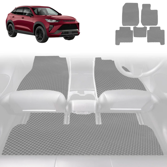 6D Diamond Car Floor Mats for GWM Haval H6GT 2021 - Current (Coupe) - Custom-Fit Carpet Liner