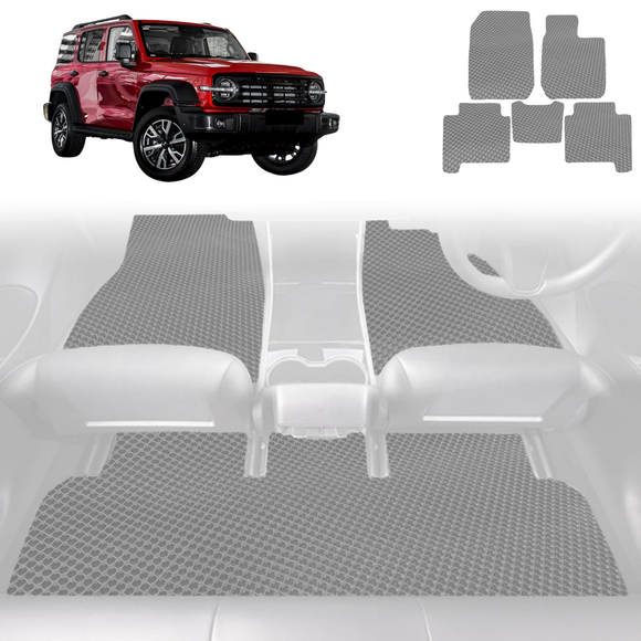 6D Diamond Car Floor Mats for GWM Haval Tank 300 2023 - Current (P01) - Custom-Fit Carpet Liner