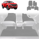 6D Diamond Car Floor Mats for Holden Colorado Ute Dual Cab 2012 - 2020 VE, VF - Custom-Fit Carpet Liner-6