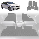 6D Diamond Car Floor Mats for Holden Commodore 2007 - 2013 (VE) - Custom-Fit Carpet Liner-14