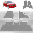 6D Diamond Car Floor Mats for Holden Cruze 2009 - 2016 JH - Custom-Fit Carpet Liner-6