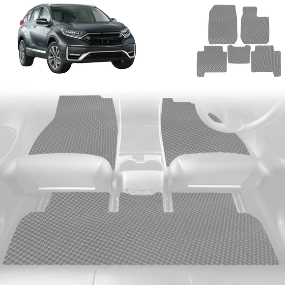 6D Diamond Car Floor Mats for Honda CR-V 2017 - 2022 RW - Custom-Fit Carpet Liner