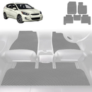 6D Diamond Car Floor Mats for Hyundai Accent 2011 - 2018 (R8) - Custom-Fit Carpet Liner-20