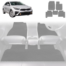 6D Diamond Car Floor Mats for Kia Cerato 2018 - Current (BD) - Custom-Fit Carpet Liner-20