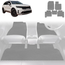 6D Diamond Car Floor Mats for Kia Sorento 2021 - Current (MQ4) - Custom-Fit Carpet Liner-22