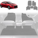 6D Diamond Car Floor Mats for Mazda 3 2014 - 2018 (BM BN) - Custom-Fit Carpet Liner-14