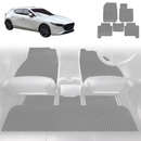 6D Diamond Car Floor Mats for Mazda 3 2019 - Current (BP) - Custom-Fit Carpet Liner-20