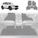 6D Diamond Car Floor Mats for Mazda CX-5 2017 - Current (KF) - Custom-Fit Carpet Liner-20