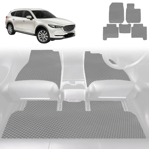 6D Diamond Car Floor Mats for Mazda CX-8 2018 - Current (KG) - Custom-Fit Carpet Liner