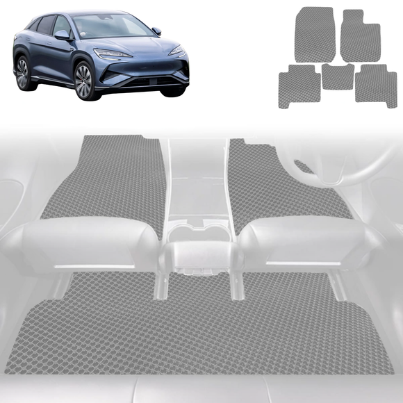 6D Diamond Car Floor Mats for BYD Sealion 7 2025 - Current - Custom-Fit Carpet Liner
