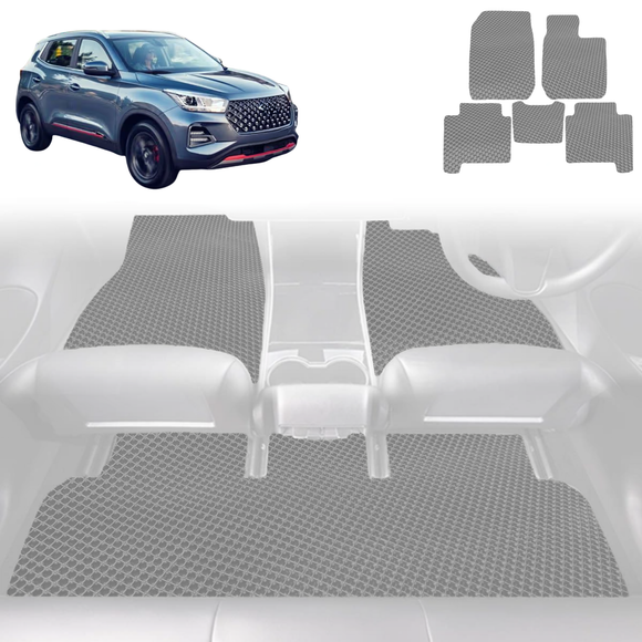 6D Diamond Car Floor Mats for Chery Tiggo 4 2025 - Current - Custom-Fit Carpet Liner