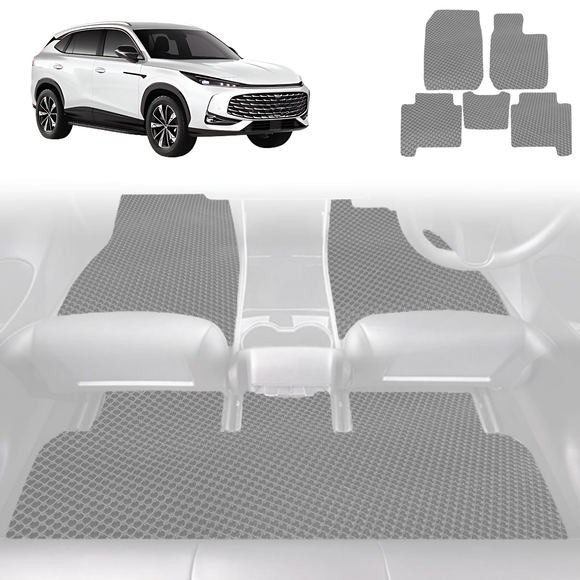 6D Diamond Car Floor Mats for MG HS 2018 - 2024 (SAS23) - Custom-Fit Carpet Liner