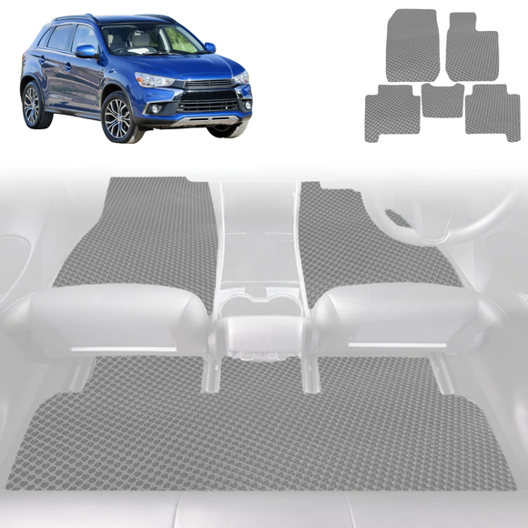 6D Diamond Car Floor Mats for Mitsubishi ASX 2010 - Current (GA) - Custom-Fit Carpet Liner