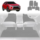 6D Diamond Car Floor Mats for Mitsubishi Eclipse Cross 2017 - Current YA - Custom-Fit Carpet Liner-6